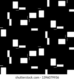 Simple black and white vector illustration. Abstract geometric background pattern