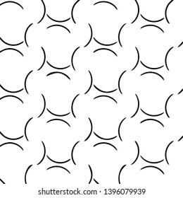 Simple black and white vector illustration. Abstract geometric background pattern