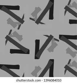 Simple black and white vector illustration. Abstract geometric background pattern