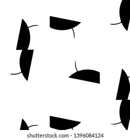 Simple black and white vector illustration. Abstract geometric background pattern