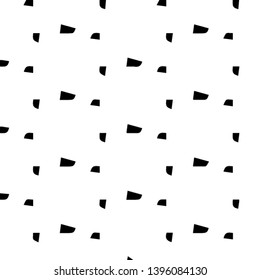 Simple black and white vector illustration. Abstract geometric background pattern