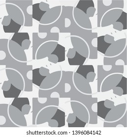 Simple black and white vector illustration. Abstract geometric background pattern