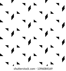 Simple black and white vector illustration. Abstract geometric background pattern