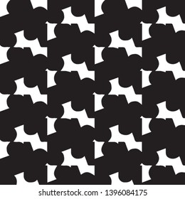 Simple black and white vector illustration. Abstract geometric background pattern