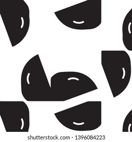 Simple black and white vector illustration. Abstract geometric background pattern