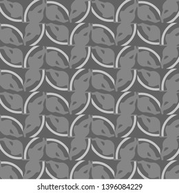 Simple black and white vector illustration. Abstract geometric background pattern