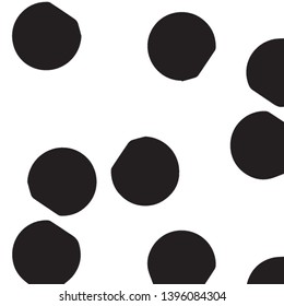 Simple black and white vector illustration. Abstract geometric background pattern