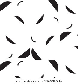 Simple black and white vector illustration. Abstract geometric background pattern