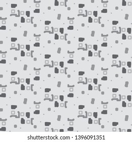 Simple black and white vector illustration. Abstract geometric background pattern