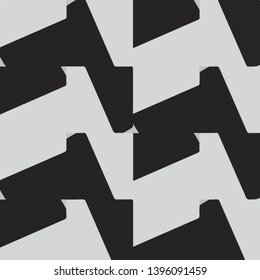 Simple black and white vector illustration. Abstract geometric background pattern