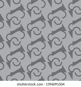 Simple black and white vector illustration. Abstract geometric background pattern