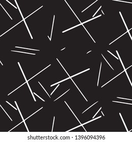 Simple black and white vector illustration. Abstract geometric background pattern