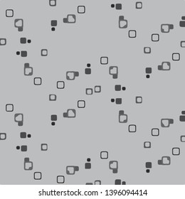 Simple black and white vector illustration. Abstract geometric background pattern