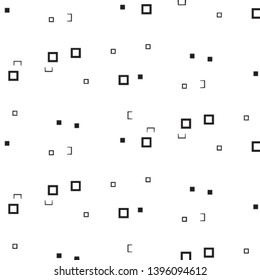Simple black and white vector illustration. Abstract geometric background pattern