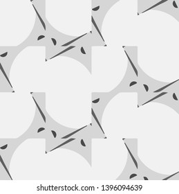 Simple black and white vector illustration. Abstract geometric background pattern