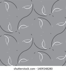 Simple black and white vector illustration. Abstract geometric background pattern