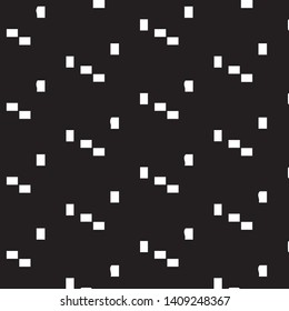 Simple black and white vector illustration. Abstract geometric background pattern