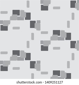 Simple black and white vector illustration. Abstract geometric background pattern