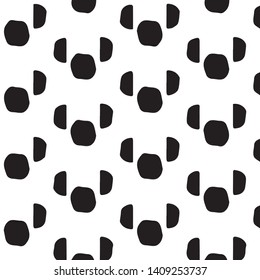 Simple black and white vector illustration. Abstract geometric background pattern