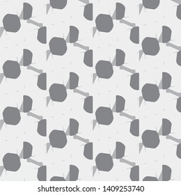 Simple black and white vector illustration. Abstract geometric background pattern