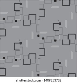 Simple black and white vector illustration. Abstract geometric background pattern