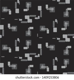 Simple black and white vector illustration. Abstract geometric background pattern