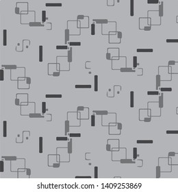 Simple black and white vector illustration. Abstract geometric background pattern