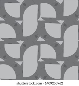 Simple black and white vector illustration. Abstract geometric background pattern