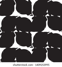 Simple black and white vector illustration. Abstract geometric background pattern