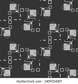 Simple black and white vector illustration. Abstract geometric background pattern