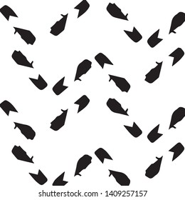 Simple black and white vector illustration. Abstract geometric background pattern