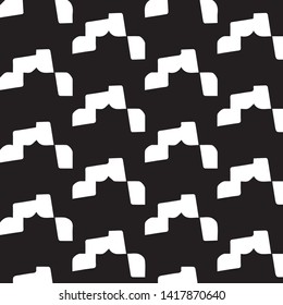 Simple black and white vector illustration. Abstract geometric background pattern