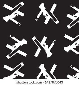 Simple black and white vector illustration. Abstract geometric background pattern