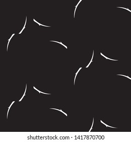 Simple black and white vector illustration. Abstract geometric background pattern