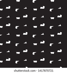 Simple black and white vector illustration. Abstract geometric background pattern