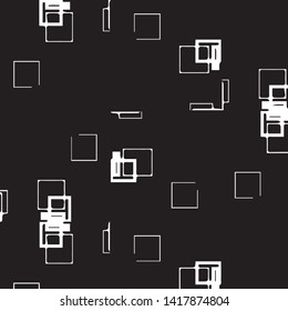 Simple black and white vector illustration. Abstract geometric background pattern