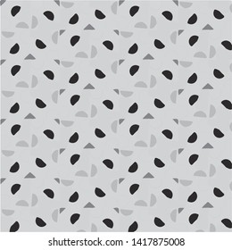 Simple black and white vector illustration. Abstract geometric background pattern