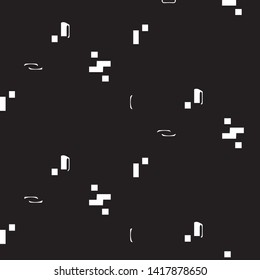 Simple black and white vector illustration. Abstract geometric background pattern