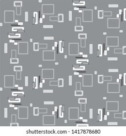 Simple black and white vector illustration. Abstract geometric background pattern