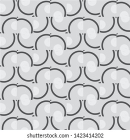 Simple black and white vector illustration. Abstract geometric background pattern