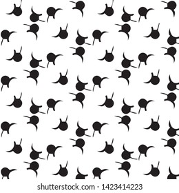 Simple black and white vector illustration. Abstract geometric background pattern
