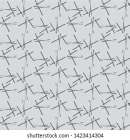 Simple black and white vector illustration. Abstract geometric background pattern