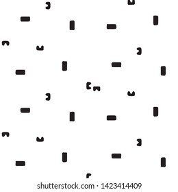 Simple black and white vector illustration. Abstract geometric background pattern