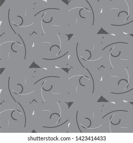 Simple black and white vector illustration. Abstract geometric background pattern