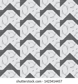 Simple black and white vector illustration. Abstract geometric background pattern