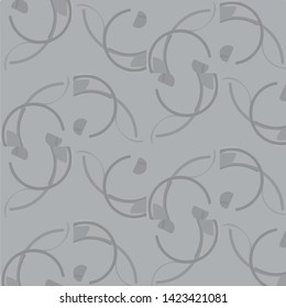 Simple black and white vector illustration. Abstract geometric background pattern