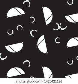 Simple black and white vector illustration. Abstract geometric background pattern
