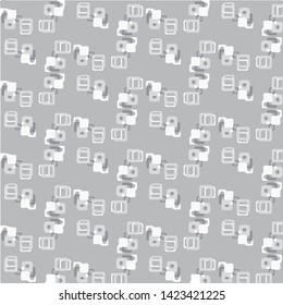 Simple black and white vector illustration. Abstract geometric background pattern