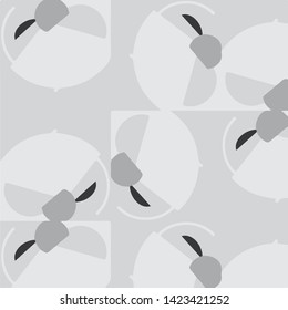 Simple black and white vector illustration. Abstract geometric background pattern
