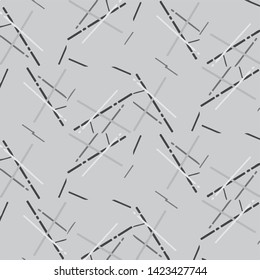 Simple black and white vector illustration. Abstract geometric background pattern
